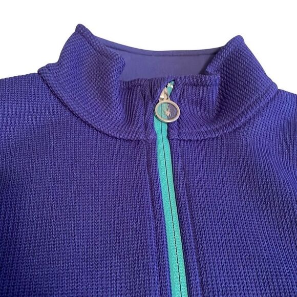 NWOT Spyder Blue Endure Mid-Weight Stryke Full Zip Jacket - Size M (10-12) - Picture 3 of 9